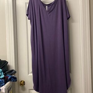 Zenana outfitters maxi tshirt dress 2xl